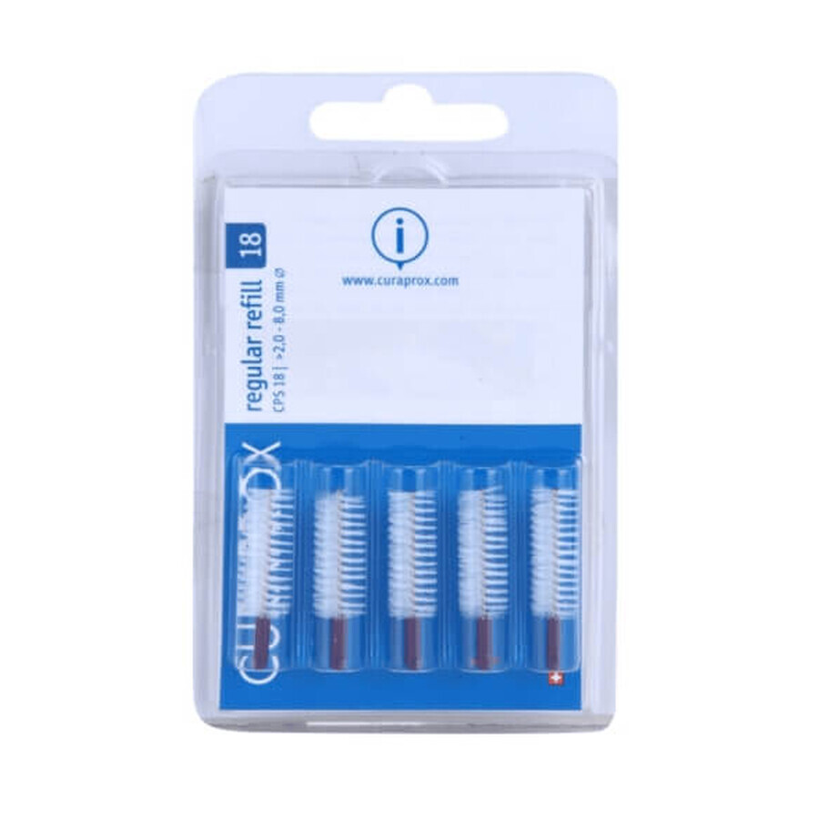 Buy Curaprox CPS 18 Regular interdental toothbrushes 5 pcs. Curaprox CPS 18 Regular interdental toothbrushes 5 pcs.