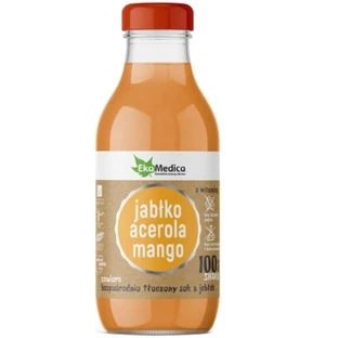 Juice 100% apple acerola mango, 300 ml