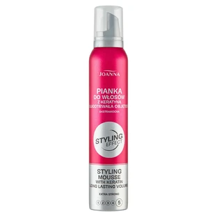 Joanna Styling Effect Extra Strength Keratin Hair Mousse, 150ml