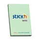 Stickn, bloc de notas autoadhesivo, 100 hojas verde pastel