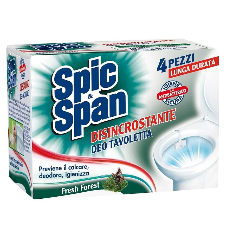 Buy Spic amp;Span Fresh Forest Toilet Freshener, 4 pieces Spic amp;Span Fresh Forest Toilet Freshener, 4 pieces