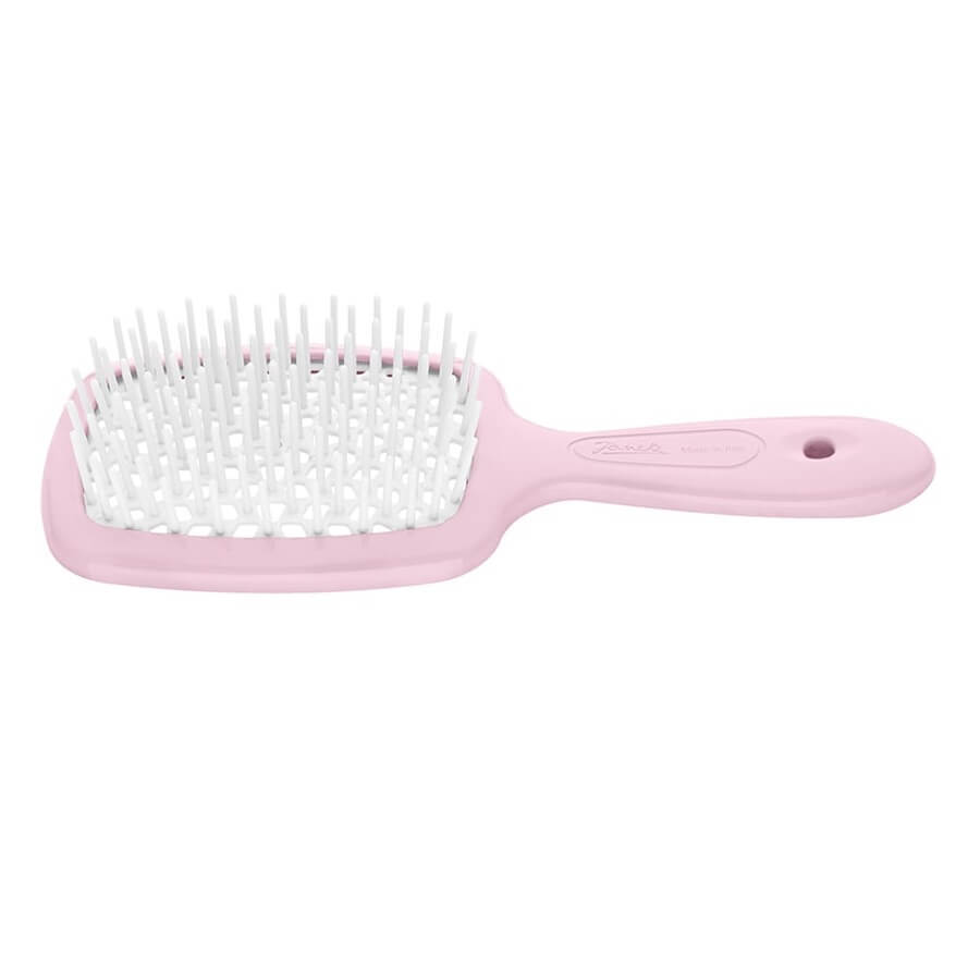 Janeke Small Superbrush Maa perie de ceară roz deschis