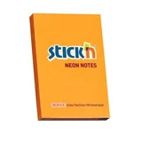 Stickn, Haftnotizblock, 100 Blatt neon orange