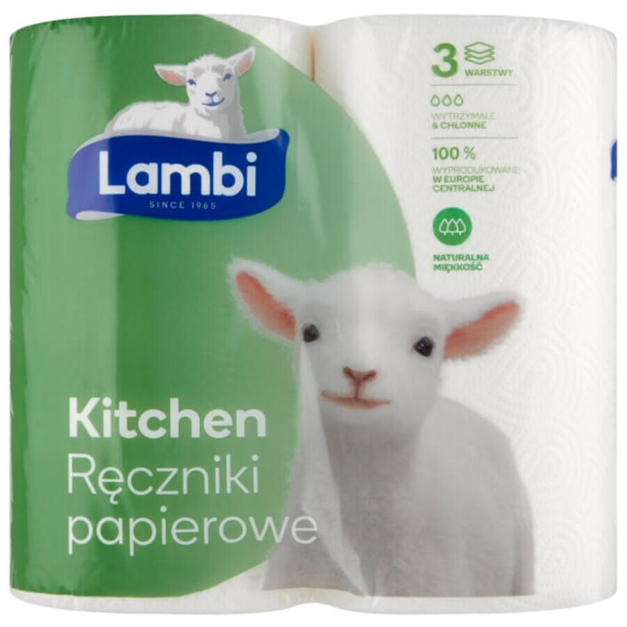Cumpără Lambi, Șervețele de bucătărie, 2 role Lambi, Șervețele de bucătărie, 2 role