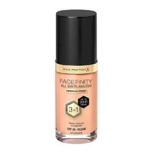 Max Factor Facefinity All Day Flawless 3-in-1 Liquid Foundation N75 Golden, 30ml