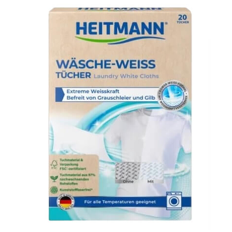 Heitmann white towels, 20 pcs