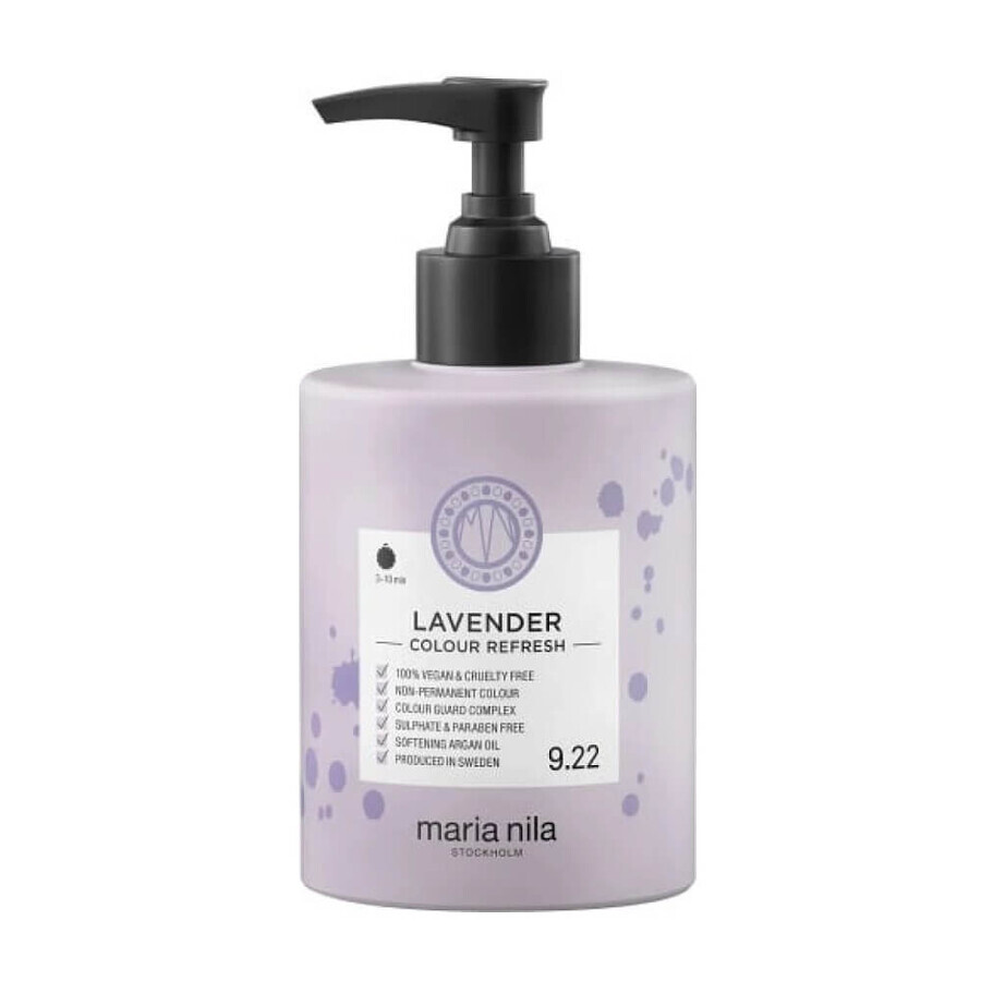 Mascarilla colorante Maria Nila Colour Refresh 9.22 Lavanda, 300ml