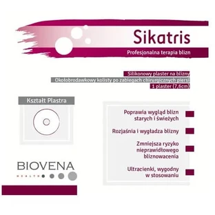 Sikatris, siliconen littekenpleister, rond alikruik 7,6 cm, 5 stuks - Langdurig!