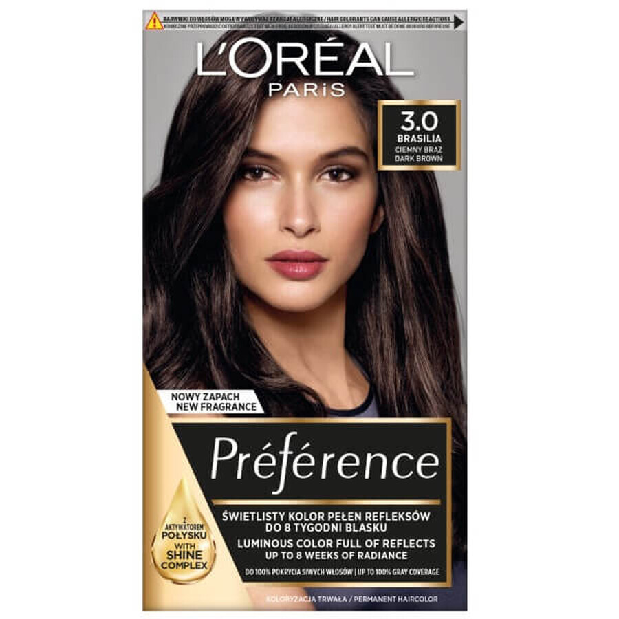 Buy L'Oreal Paris Preference Hair Color 3.0 Brasilia L'Oreal Paris Preference Hair Color 3.0 Brasilia