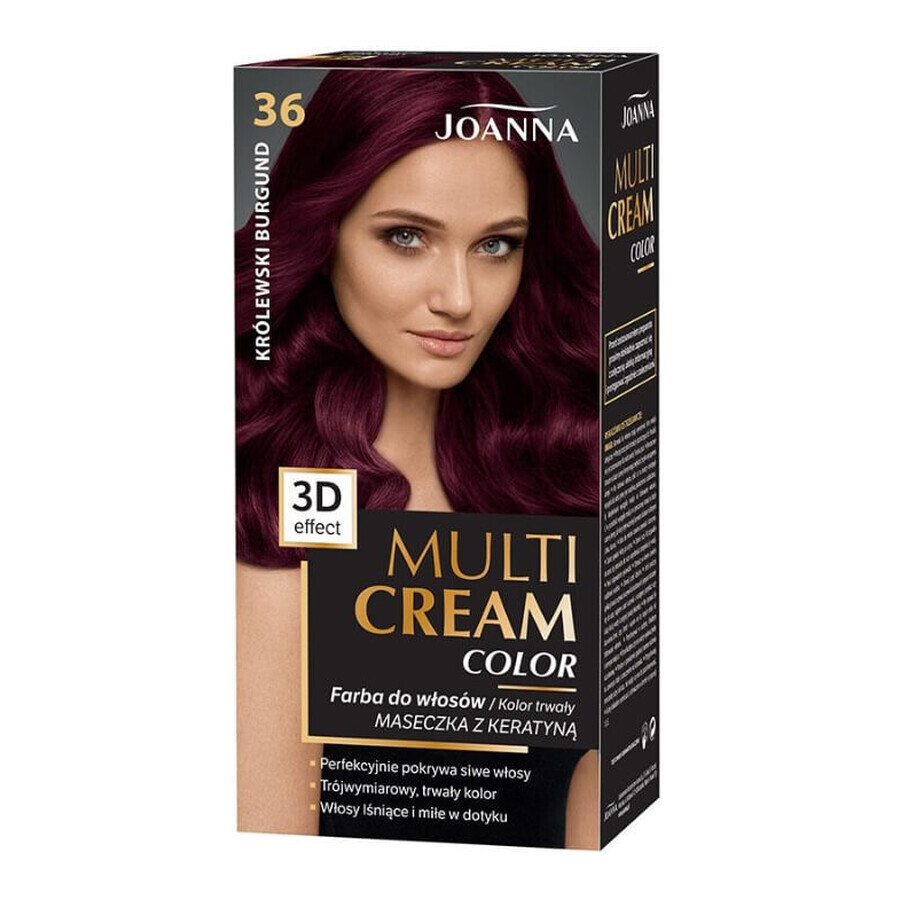 Joanna Multi Cream Multi Cream Colour 3D Hair Colour 36 Royal Burgundy
