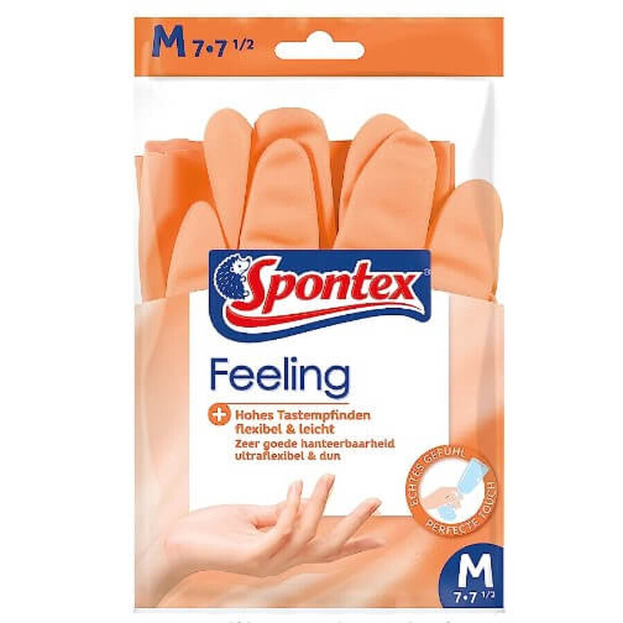 Guantes Spontex, Feeling, M, 1 par
