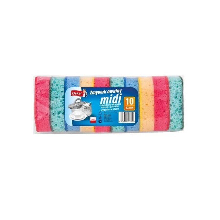 Oskar, Oval kitchen squeegee midi, 10 pieces