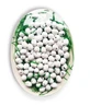Uova di polistirolo bianco con puntini 1,8 cm, 100 pezzi
