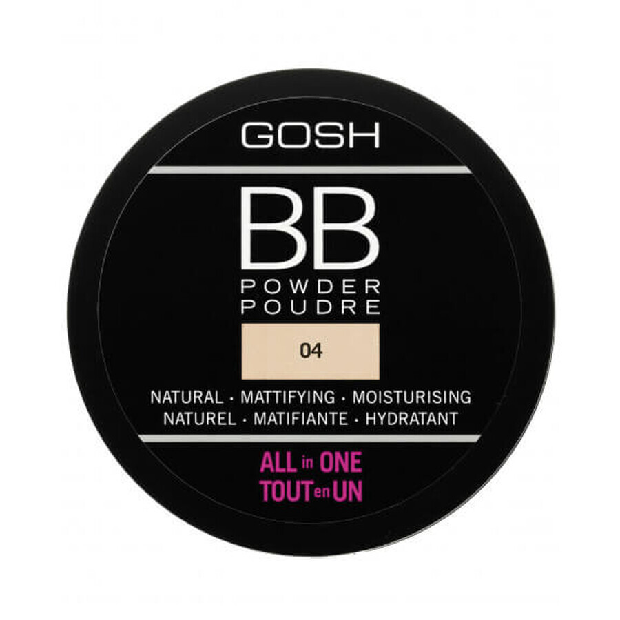 Gosh BB Powder All in One polvere pressata 04 Beige, 6,5g