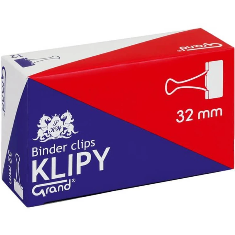 Pinza de escritorio 32mm, 12 piezas