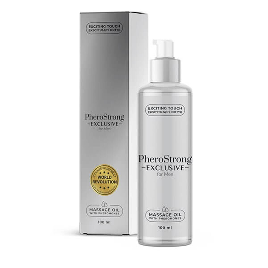 PheroStrong Exclusive for Men Olio da massaggio ai feromoni, 100 ml