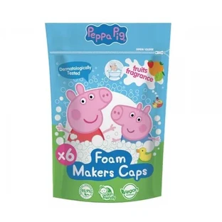 Espuma de baño Peppa Pig, 6x16g