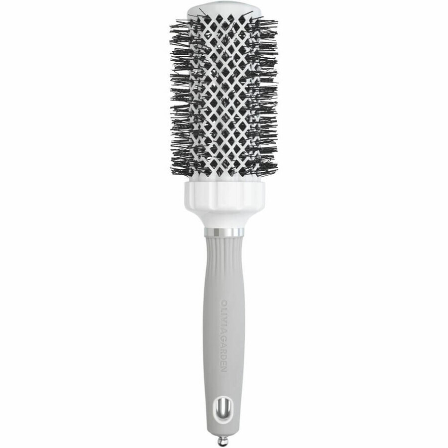 Olivia Garden Expert Blowout Grip Pennello da modellazione in ceramica con cera, 45 mm