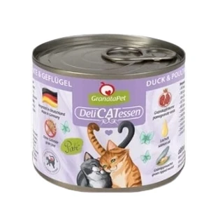 DeliCatessen, Delicatessen, Kattenvoer, eend en gevogelte, 200g