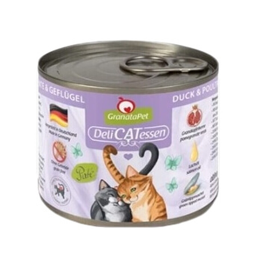 Acquista DeliCatessen, Delicatessen, Cibo per gatti, anatra e pollame, 200g DeliCatessen, Delicatessen, Cibo per gatti, anatra e pollame, 200g