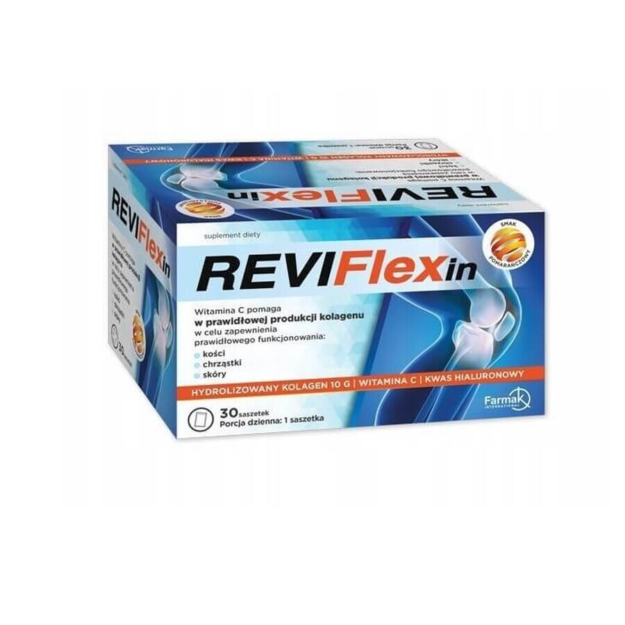 Reviflexin, orange flavor, 30 sachets