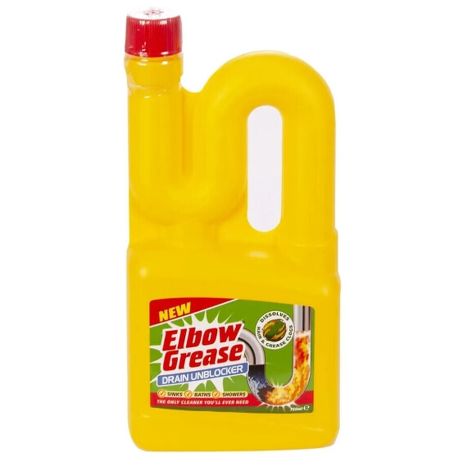 Dénudeur de tuyaux à graisse coudée, 750ml