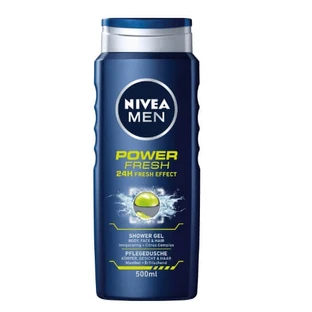 Nivea Men, gel de ducha, Power refresh, 500 ml