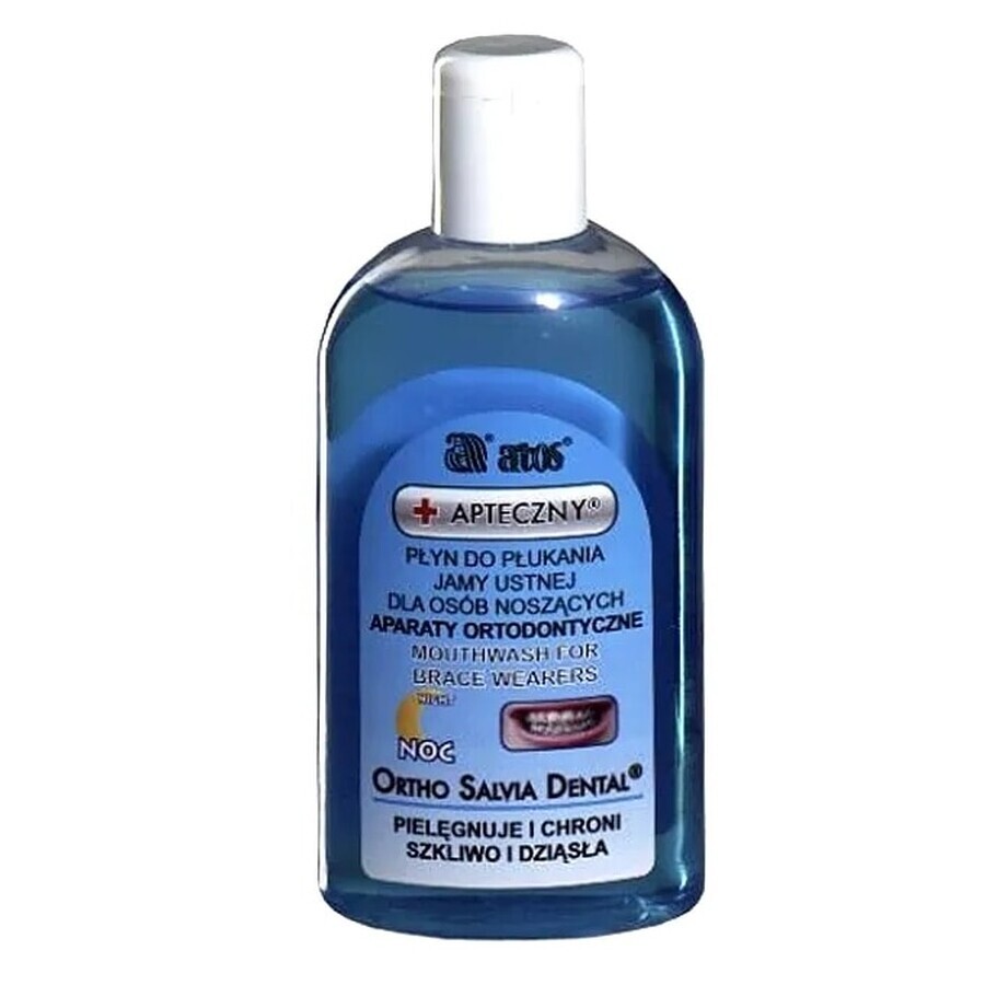 Ortho Salvia Dental Colutorio nocturno para personas con ortodoncia 200ml