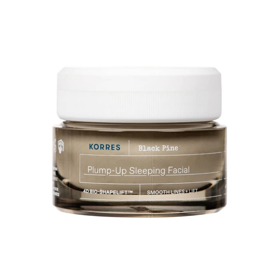 Korres Zwarte Dennen Plump-Up Nachtcrème-Versterkende Crème, 40ml
