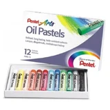 Pentel, Oliepastelpotloden, 12 kleuren