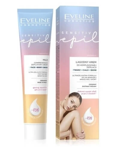 Eveline Sensitive Epil agile complete epilation cream 125 ml