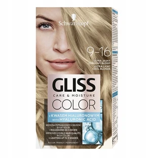 Schwarzkopf Gliss Gliss Crema de Color 9-16 Rubio Frío Ultra Claro