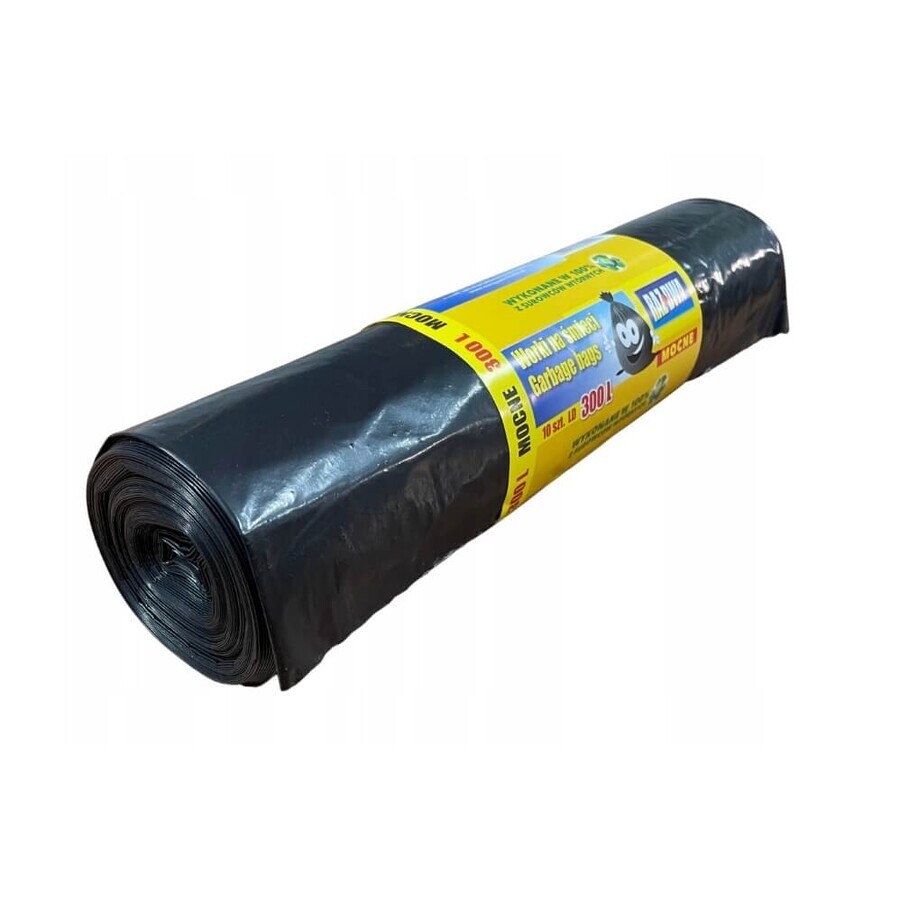 Once Two, Saci pentru litieră 300L, negru, 10 bucăți