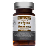 Singularis, Cafeïne + Guarana, 60 capsules