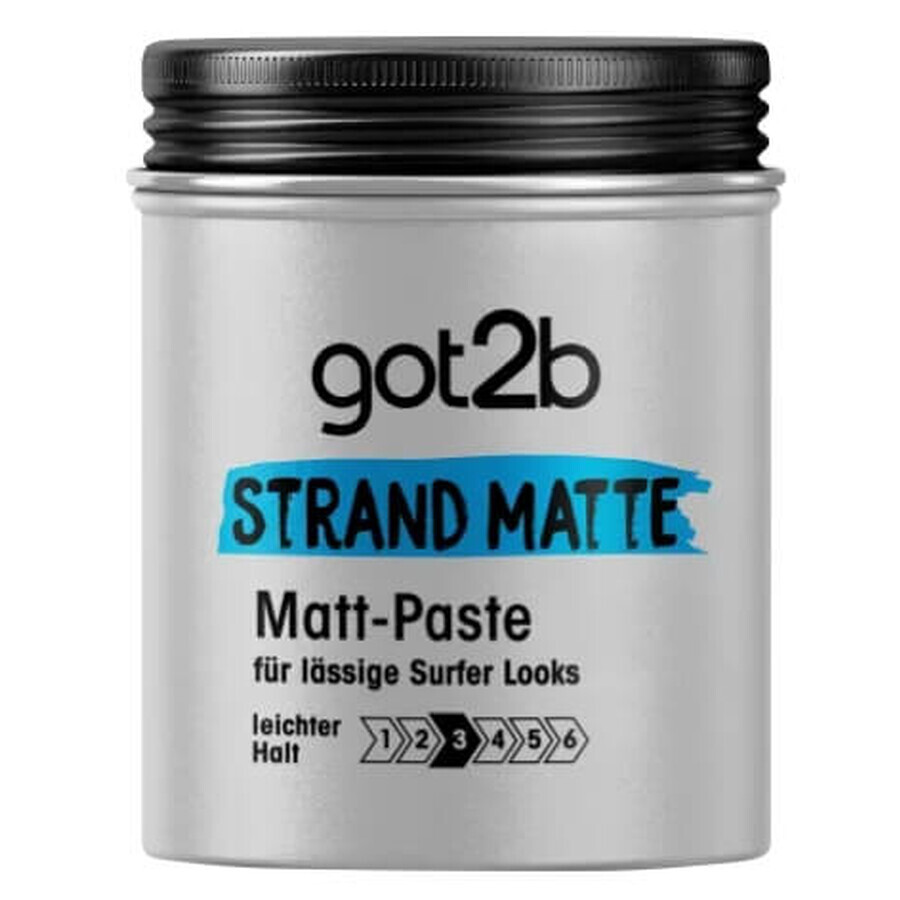 Schwarzkopf, got2b, Matte Paste, Paste, 100ml