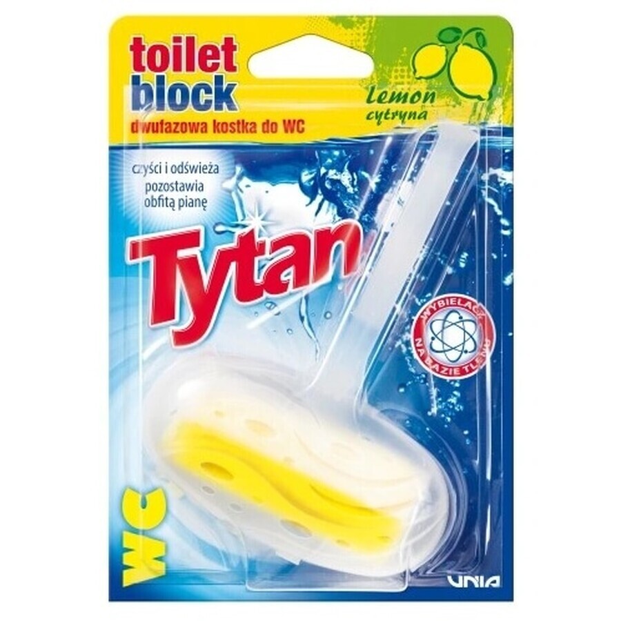 Titan Zwei-Phasen-Toilettenschüssel, Zitrone, 40g