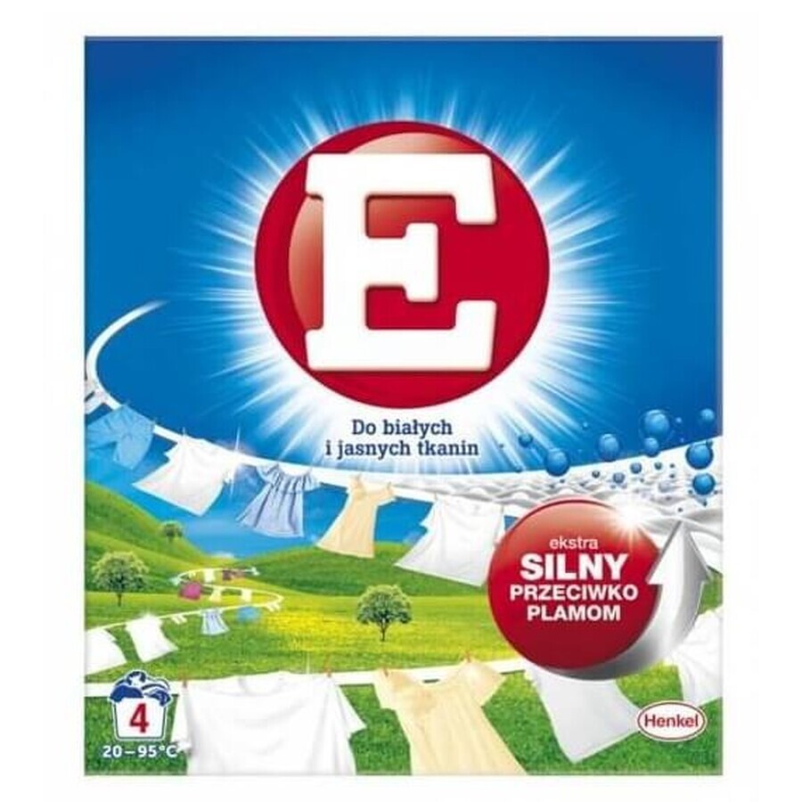 E, Poudre pour tissus blancs et clairs, 240g