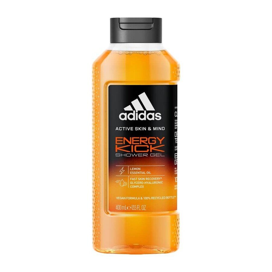 Adidas Active Skin amp ; Mind Energy Kick Gel douche pour hommes, 400ml