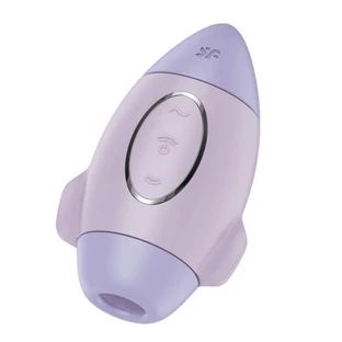 Satisfyer Mission Control ectastische stimulator met lucht Violet, 1 stuk