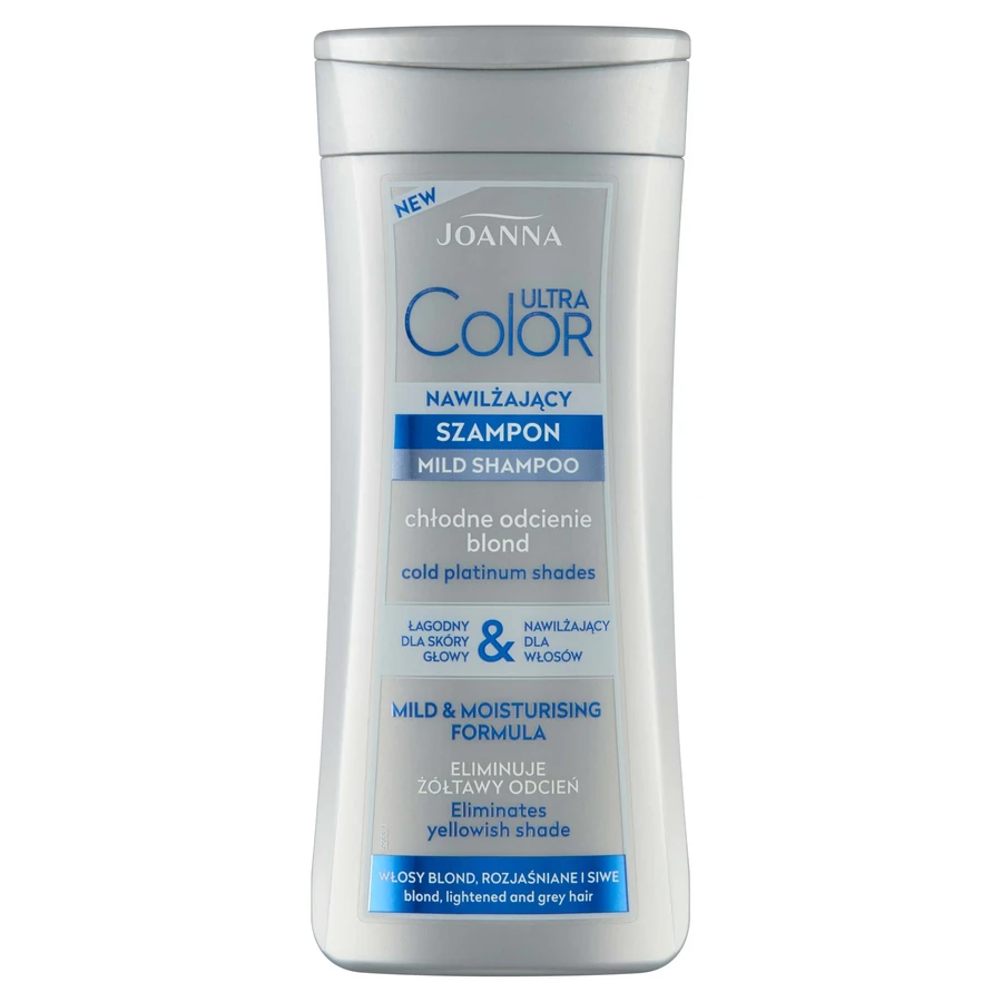Joanna Ultra Colour Shampooing hydratant doux pour cheveux blonds, 200ml