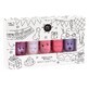Nailmatic Kids Party Lacquer Set Sheepy, 8ml + Polly, 8ml + Cookie, 8ml + Kitty, 8ml + Piglou, 8ml