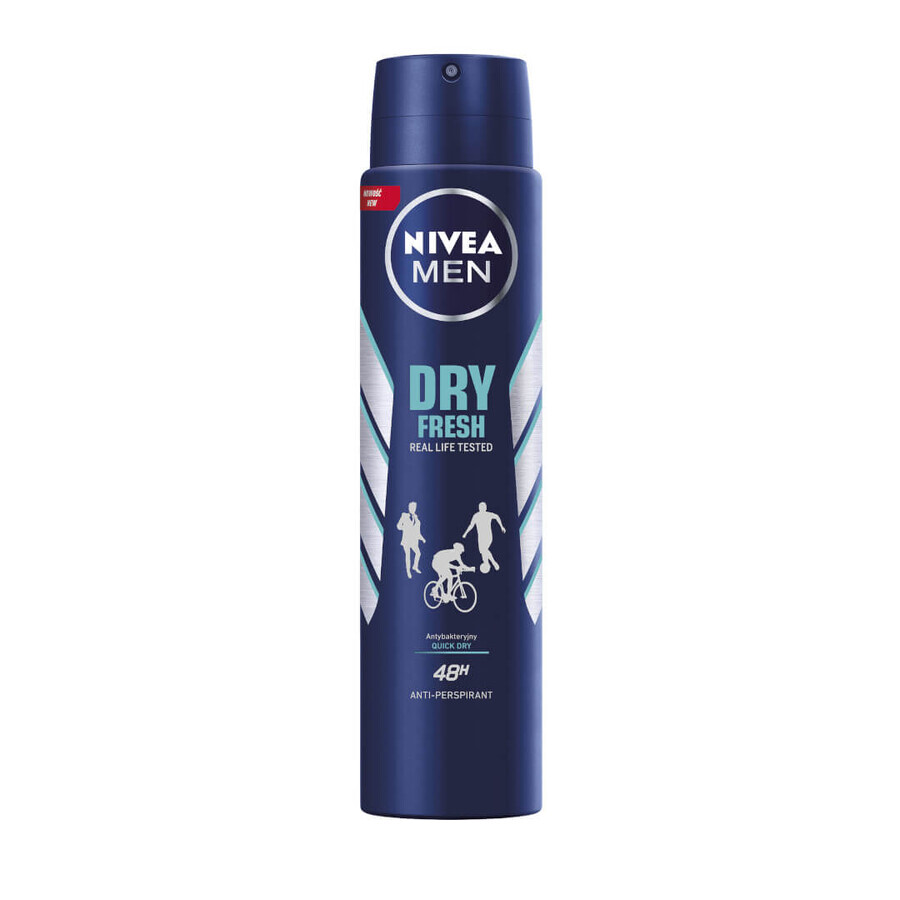 Nivea Men Dry Fresh Antitranspirant Spray, 250ml