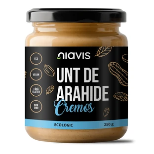 Mantequilla de cacahuete cremosa ecológica - 250g, Niavis