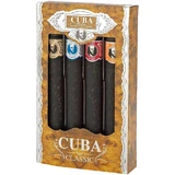 Cuba Original Cuba Cuba Classic Set Toilettenwasser Gold + Toilettenwasser Blau + Toilettenwasser Rot + Toilettenwasser Orange, 4x35ml