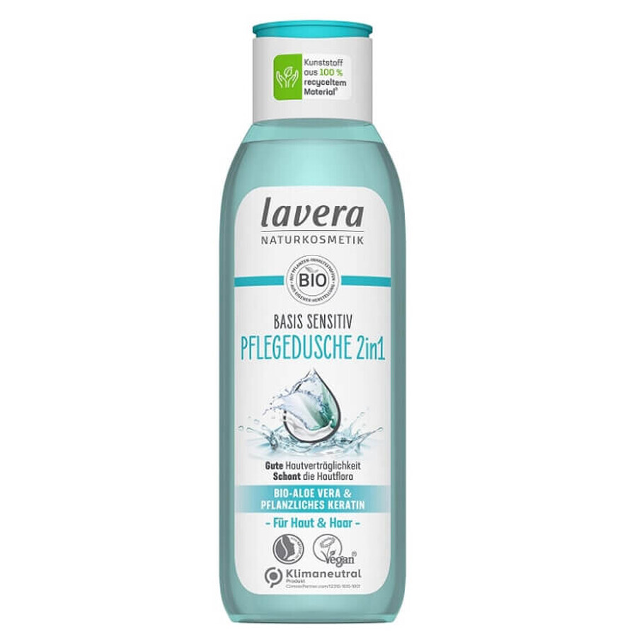 Lavera Aloe vera und Keratin Roll-on Duschgel, 250 ml