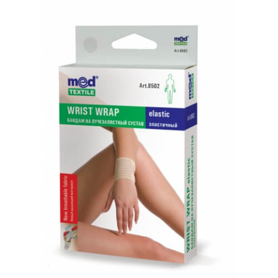 Acquista Benda elastica per polso, beige, taglia S/M, 8505, Med Textile Benda elastica per polso, beige, taglia S/M, 8505, Med Textile