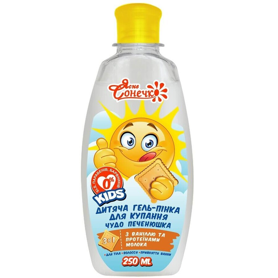 Pharma Bio Laboratorium Baby Bad schäumendes Gel 3in1 Leckerer Kuchen, 250ml