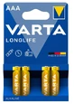 Varta, Longlife AAA AAA LR03, Batteries, 4 pieces