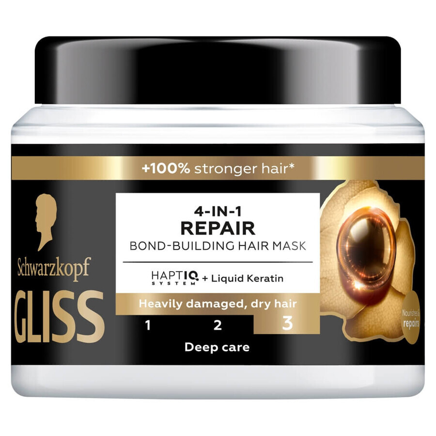 Buy Gliss 4 in 1 revitalizing mask, 400ml Gliss 4 in 1 revitalizing mask, 400ml
