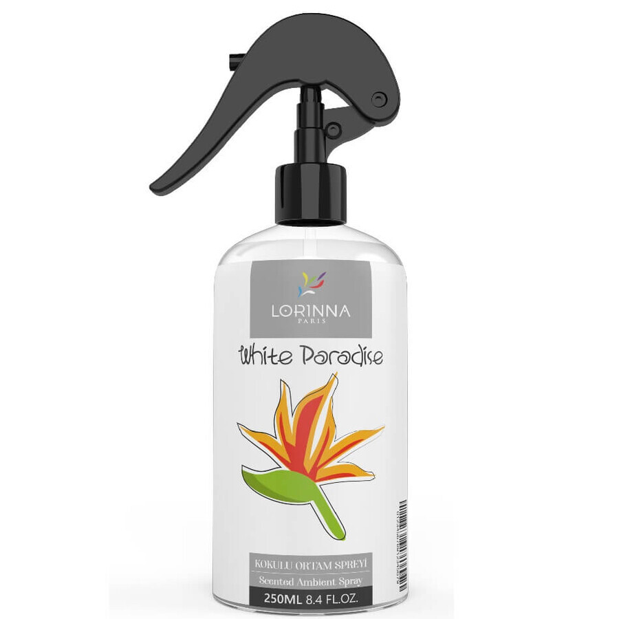 Spray odorizant de aer LORINNA White Paradise, 250ml